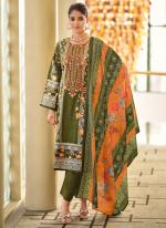 Pure Karachi Lawn Mehendi Festival Wear Printed Pakistani Suit